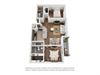 B3 3D Floor Plan Two-Bedroom Floor Plan B3 | Avenues at Creekside Apartments